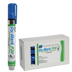 This is an image of Dy-Mark P20 Paint Marker Blue from ABL Distribution Pty Ltd