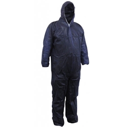 This is an image of Polypropylene Blue Coverall from ABL Distribution Pty Ltd