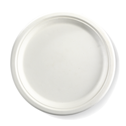 This Is An Image Of Bio-Cane Round Plates from ABL Distribution Pty Ltd