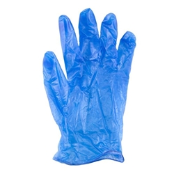 Capri Blue Powder Free Vinyl Gloves from ABL Distribution